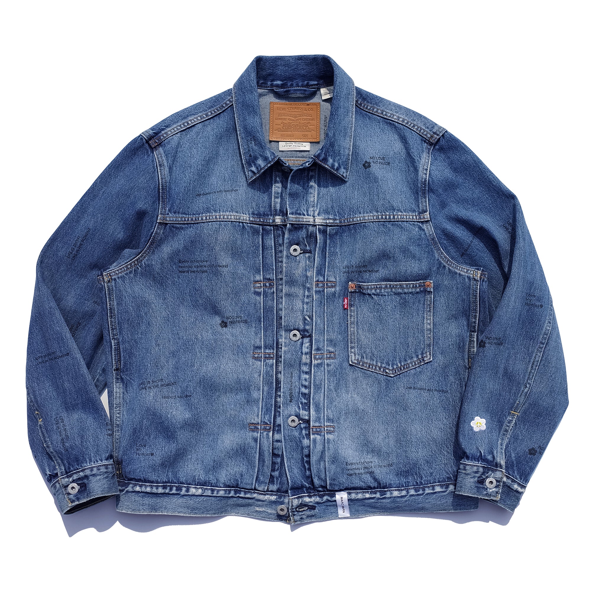 【新品】MARC HARN 1ST LETTER DENIM JACKET 1st Letter Denim Jacket Model 25.001 – MARC HARN