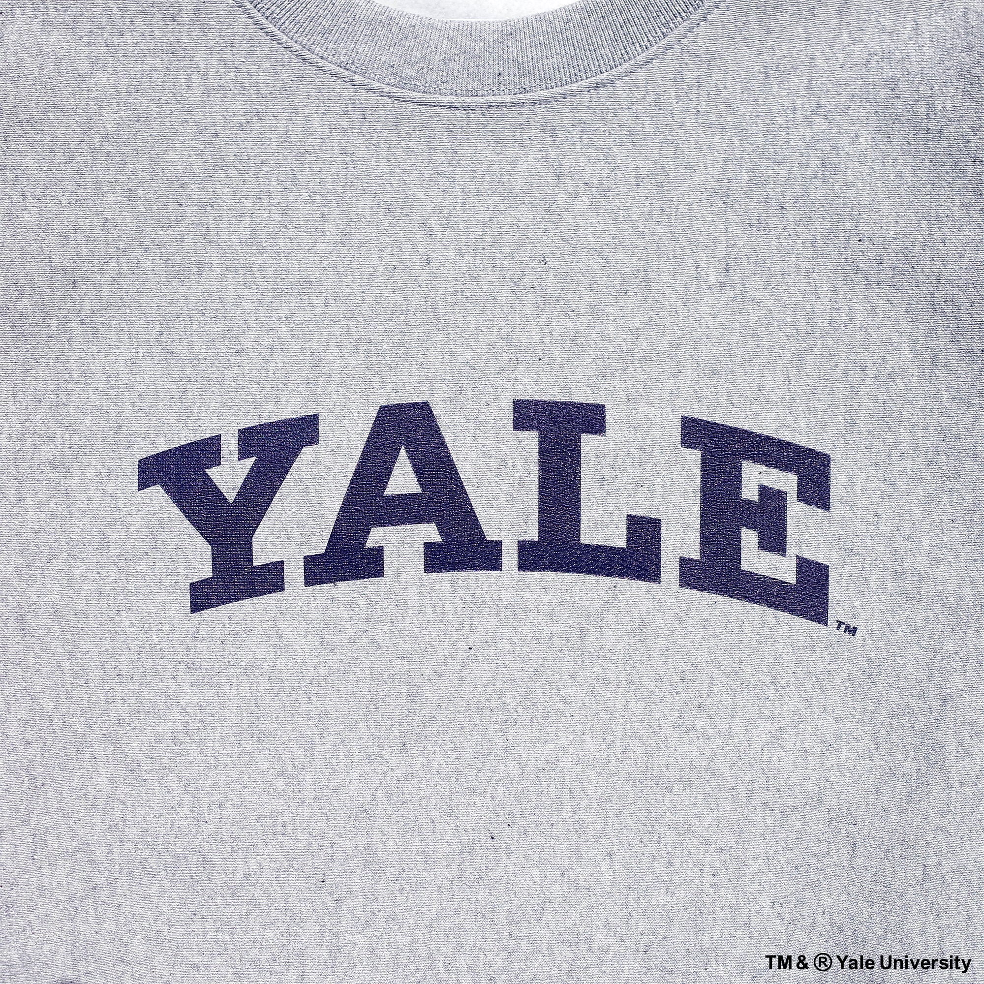 Yale Arch Logo Heavy Weight Crew Neck Sweatshirt Model 23.001
