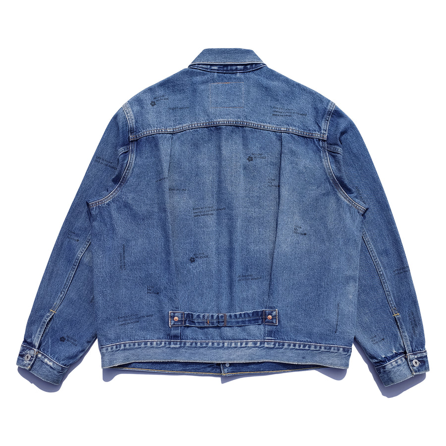 1st Letter Denim Jacket Model 25.001
