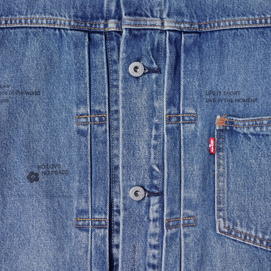 1st Letter Denim Jacket Model 25.001