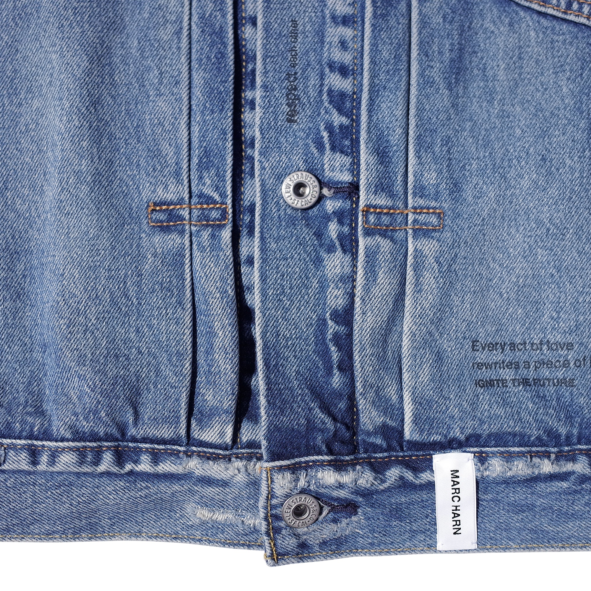 1st Letter Denim Jacket Model 25.001 – MARC HARN
