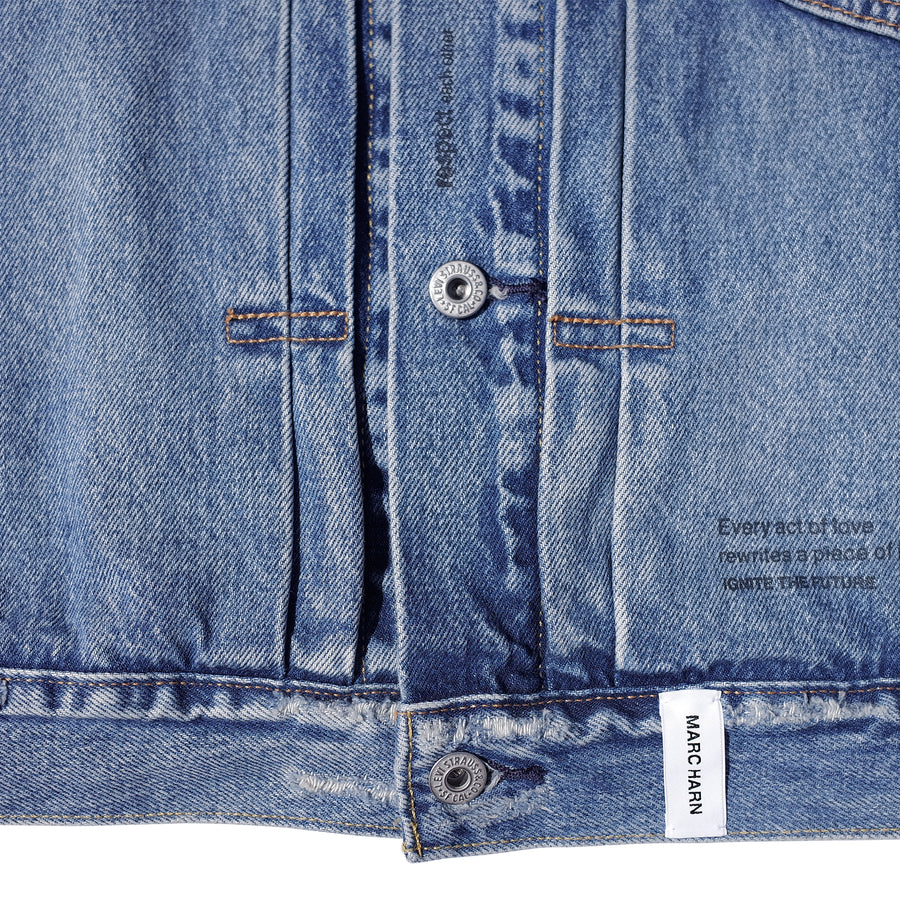 1st Letter Denim Jacket Model 25.001