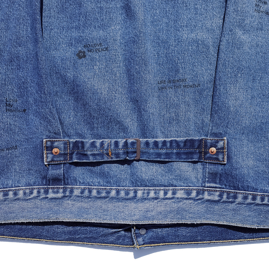 1st Letter Denim Jacket Model 25.001