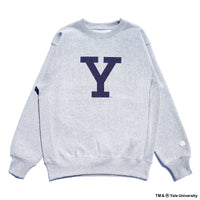 Yale Slab Y Logo Heavy Weight Crew Neck Sweatshirt Model 23.002