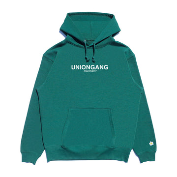UNIONGANG Logo Hooded Sweatshirt Green Model 21.002