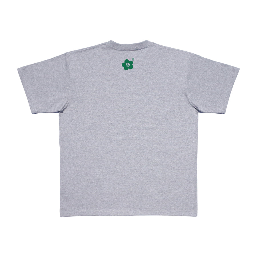 UNIONGANG Logo Cotton T-shirt Grey Model 21.001