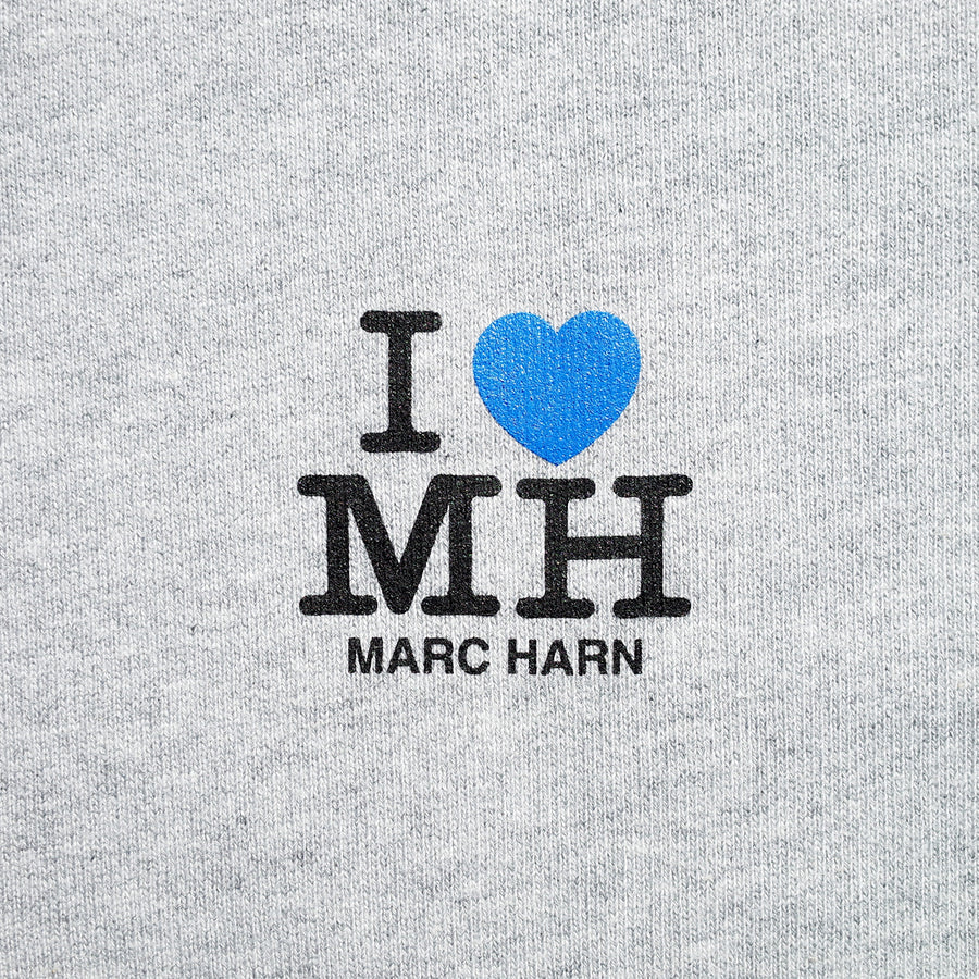 I Love MH Logo Heavy Weight Crew Neck Sweatshirt Model 22.002